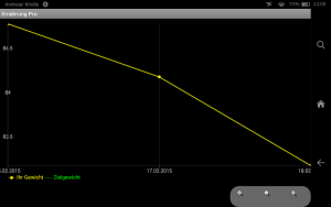 Gewichtstagebuch