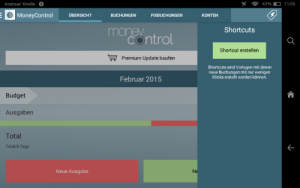 Shortcuts Money Contol