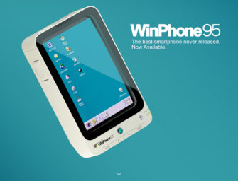 Designer zeigt Studie seines Windows 95 Smartphone WinPhone95