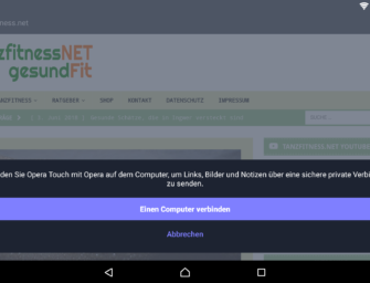 Browser Opera Touch Erfahrungsbericht