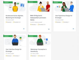 Google offeriert mit Partnern digitale Weiterbildung