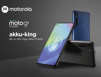 Motorola Moto G8 Power mit langer Akkulaufzeit